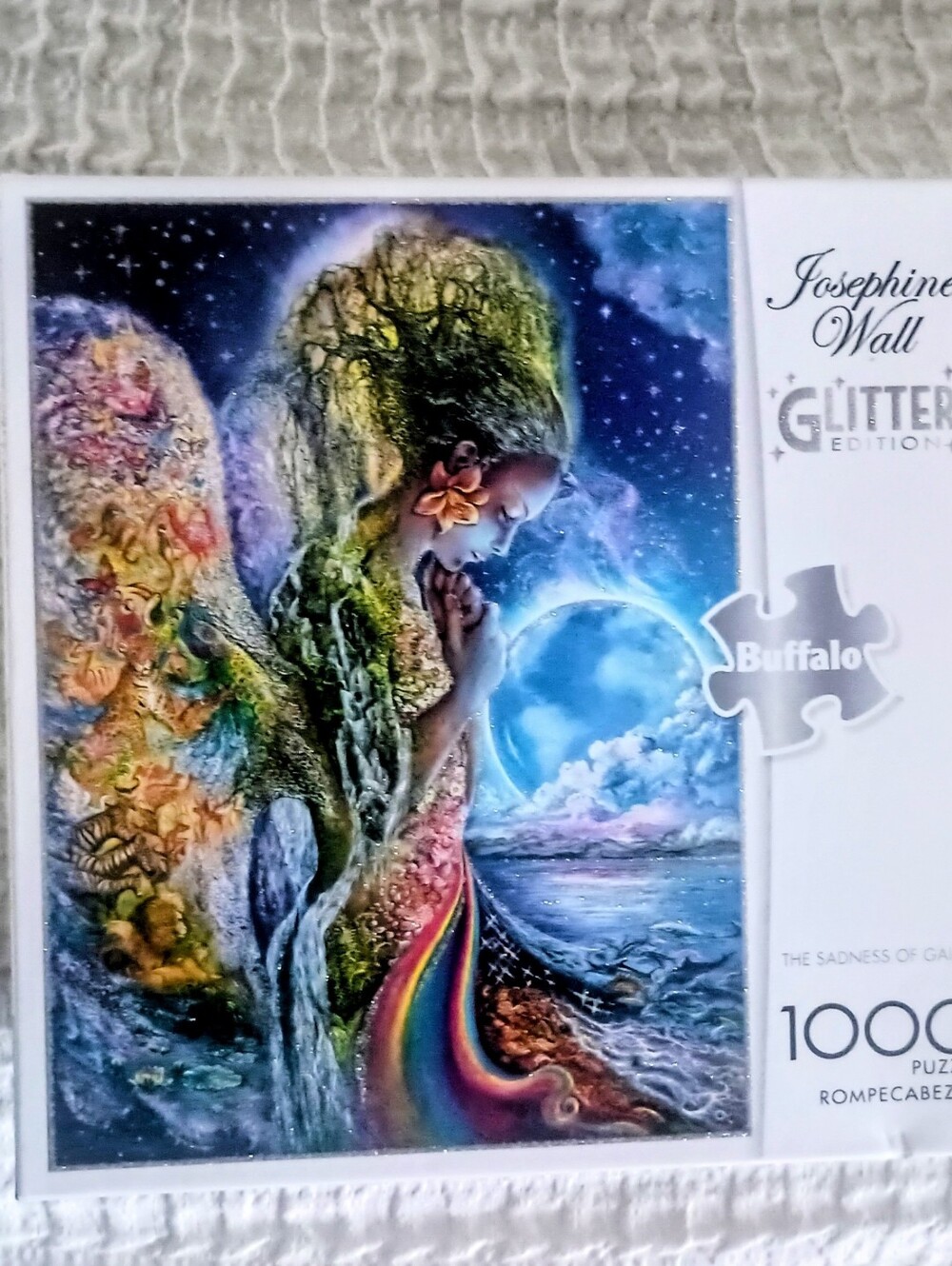 Buffalo David Bitton Blue & Green Multicolor 'Sadness of Gaia' Puzzle Art